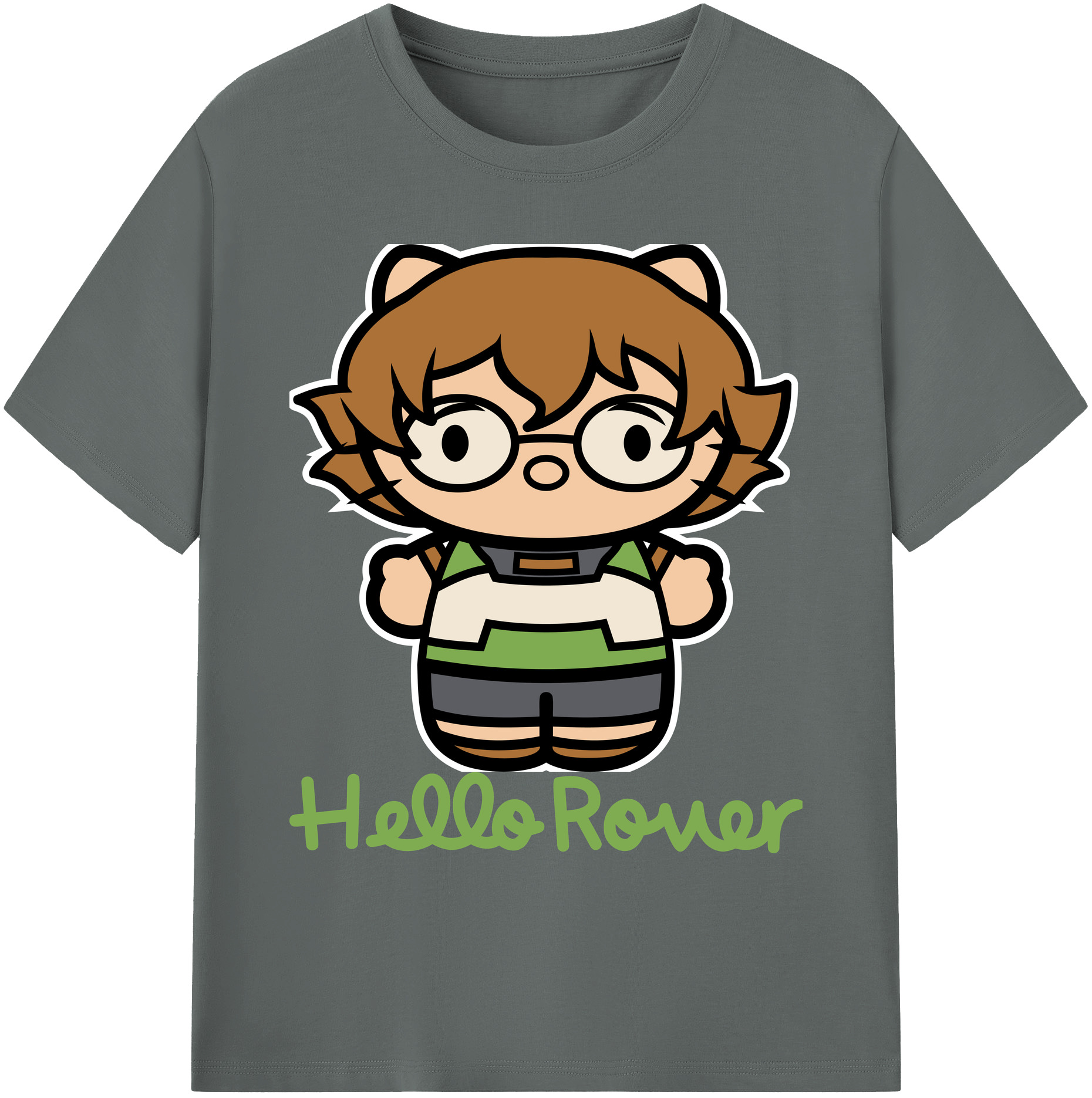 （画像用） Hello Kitty ハローキティ 綿100％ メンズ半袖Tシャツ｜肌触りやわらか＆通気性